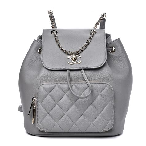 chanel business affinity grey|Chanel business affinity backpack.